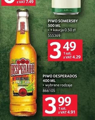 Piwo Desperados Original promocja w Selgros