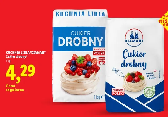 Cukier drobny Kuchnia Lidla promocja w Lidl