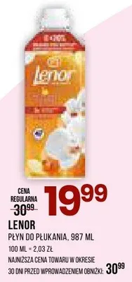 Płyn do płukania Lenor promocja w Drogerie Natura