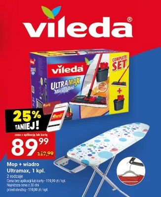 Deska do prasowania Vileda Star promocja w Twój Market