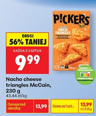 Nacho cheese triangles McCain promocja w Biedronka