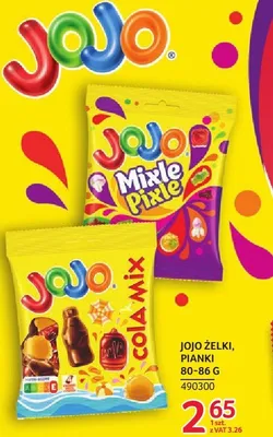 Żelki Jojo Mixle Pixle 80-86 g promocja w Selgros