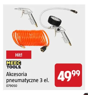 Akcesoria pneumatyczne 3 el. Meec Tools promocja w Jula
