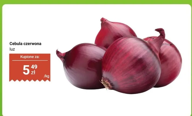 Cebula czerwona luz promocja w Dino