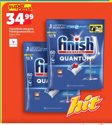Kapsułki do zmywarki Finish Quantum promocja w TOPAZ