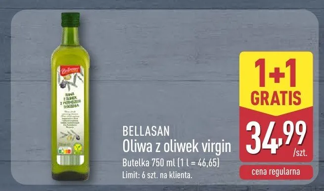 Oliwa z oliwek virgin promocja w Aldi