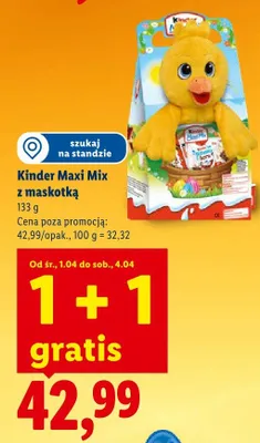 Maxi Mix z maskotką promocja w Lidl