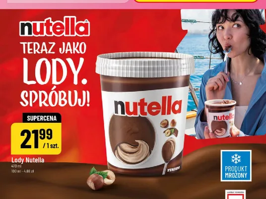 Lody Nutella promocja w POLOmarket