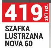 Szafka lustrzana Nova 60 seria Nova kolor dąb evoke promocja w Merkury Market