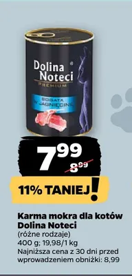 Karma mokra dla kotów Dolina Noteci promocja w Netto