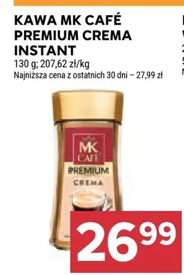 Kawa MK CAFÉ Premium Crema Instant promocja w Stokrotka