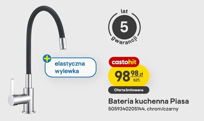 Bateria kuchenna Piasa promocja w Castorama