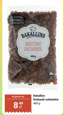 Rodzynki sułtańskie promocja w Biedronka