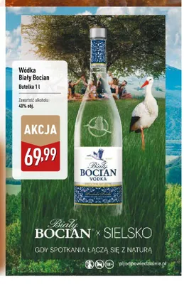 Wódka Biały Bocian promocja w Aldi