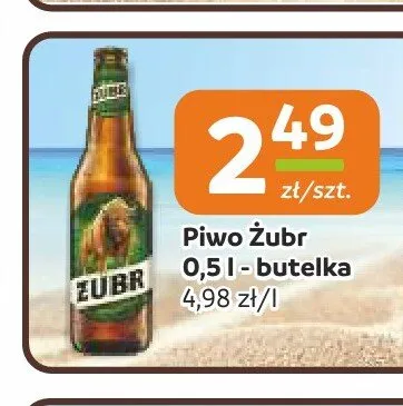 Piwo Żubr promocja w Społem Częstochowa