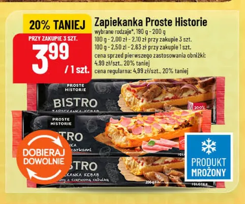 Zapiekanka Bistro Kebab Proste Historie promocja w POLOmarket