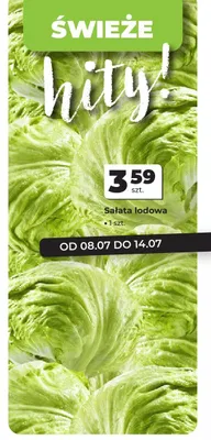 Sałata lodowa promocja w Odido