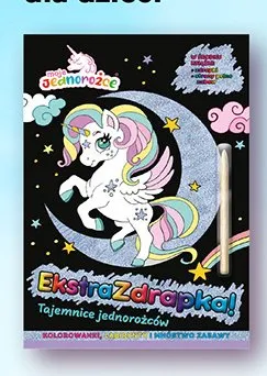 Książka dla dzieci EkstraZdrapka! Tajemnice jednorożców promocja w Biedronka
