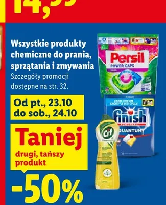 Produkty chemiczne do prania sprzątania i zmywania promocja w Lidl