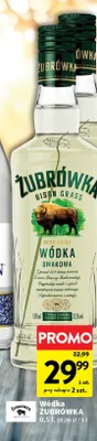 Wódka Żubrówka promocja w Intermarche