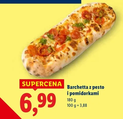 Barchetta z pesto i pomidorkami promocja w Lidl