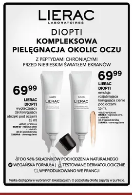 Diopti kompleksowa pielęgnacja okolic oczu Lierac promocja w Ziko Dermo