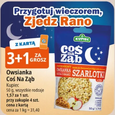 Owsianka Coś Na Ząb promocja w Leclerc