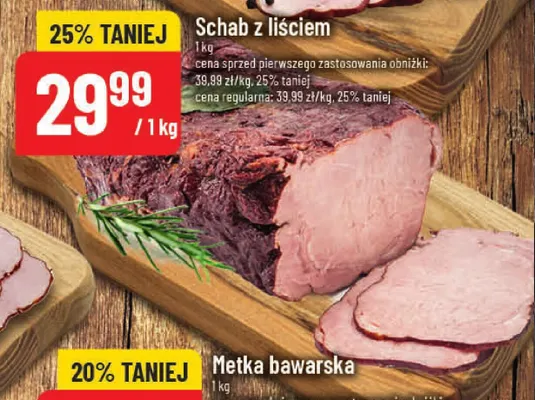 Schab z liściem promocja w POLOmarket
