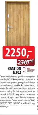 Drzwi wejściowe Bastion N202 promocja w Dobre Dla Domu