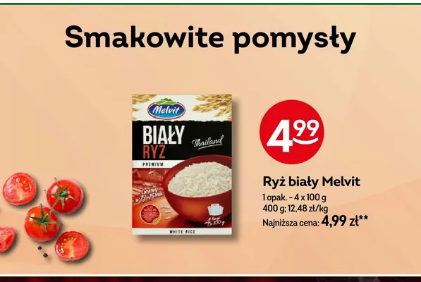 Ryż biały Melvit promocja w Żabka