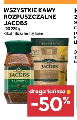 Kawy rozpuszczalne Jacobs promocja w Stokrotka