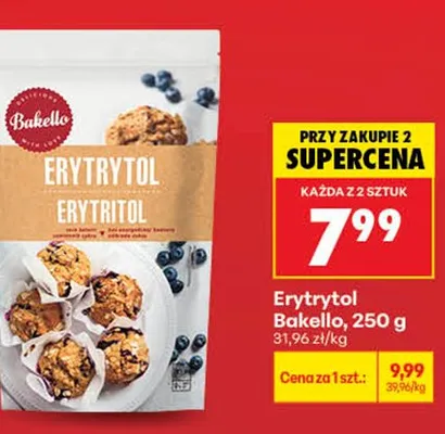 Erytrytol Bakello promocja w Biedronka