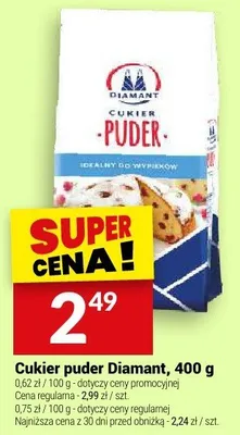 Cukier puder Diamant promocja w Twój Market