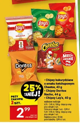 Chipsy Doritos Nacho promocja w Twój Market