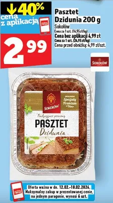 Pasztet Dzidunia promocja w TOPAZ