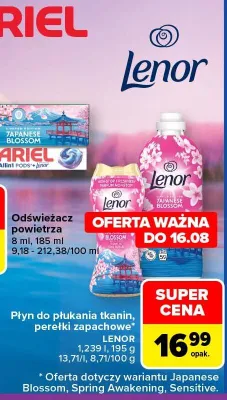 Płyn do płukania tkanin Lenor Japanese Blossom promocja w Carrefour