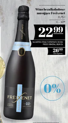 Wino bezalkoholowe musujące Freixenet promocja w POLOmarket