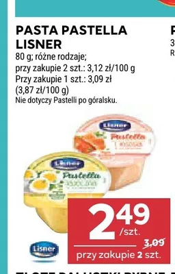 Pasta Pastella Lisner promocja w Stokrotka