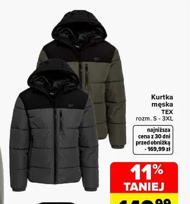 Kurtka męska TEX promocja w Carrefour