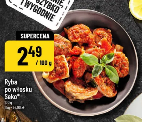 Ryba po włosku Seko promocja w POLOmarket