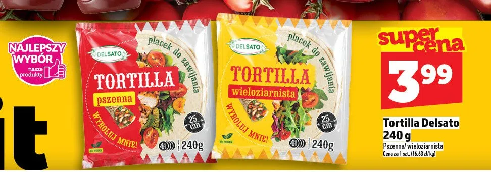 Tortilla Delsato promocja w TOPAZ