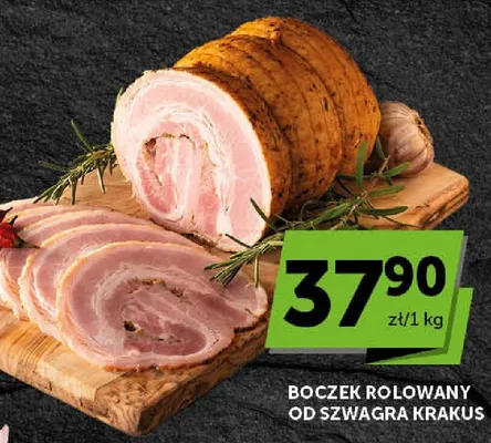 Boczek rolowany promocja w Groszek