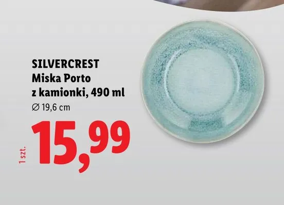 Miska Porto z kamionki SILVERCREST 490ml Ø 19,6cm promocja w Lidl