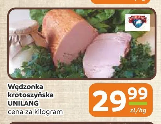 Wędzonka krotoszyńska Unilang promocja w Społem Częstochowa