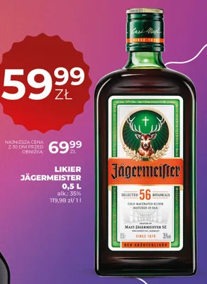 Likier Jägermeister promocja w Duży Ben