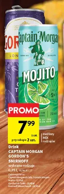 Drink Captain Morgan Mojito promocja w Intermarche