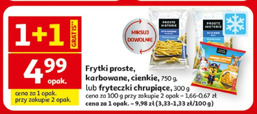 Frytki chrupiące promocja w Auchan