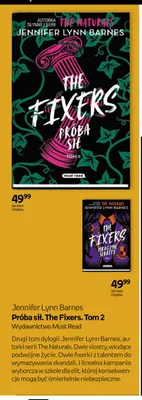 Książka Próba sił. The Fixers. Tom 2 Jennifer Lynn Barnes promocja w Empik