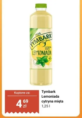 Lemoniada Tymbark cytryna mięta promocja w Dino