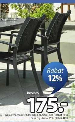 Krzesło GLOMFJORD promocja w Jysk